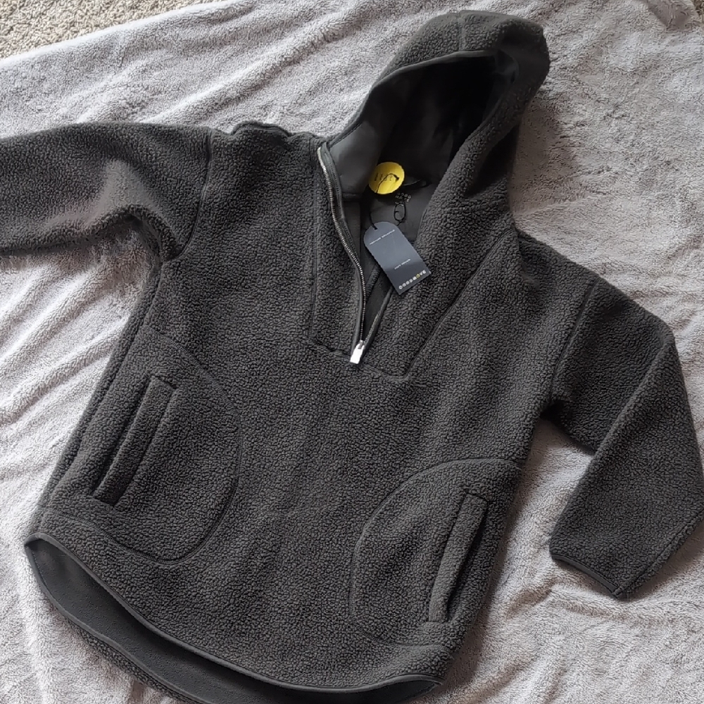 BNWT Marks & Spencer's Longer Length hooded fleece Jacket